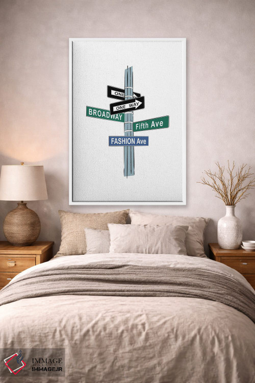 تابلو مینیمال خیابان مد اثر مارتینا پاولوا - D1W