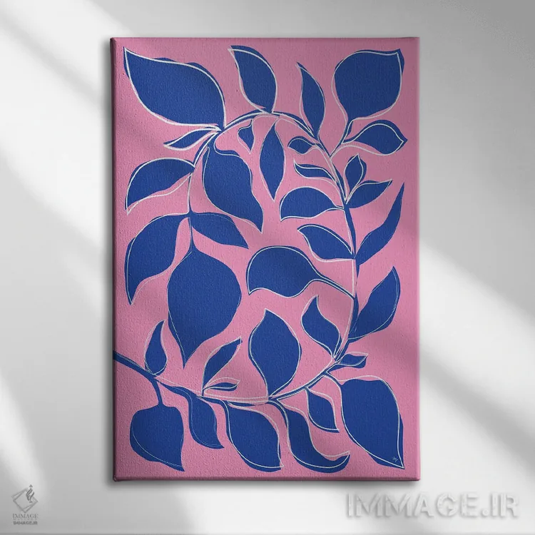 تابلو دکوراتیو گیاه جسور اثر مارتینا پاولوا - نمای روبهرو روی دیوار