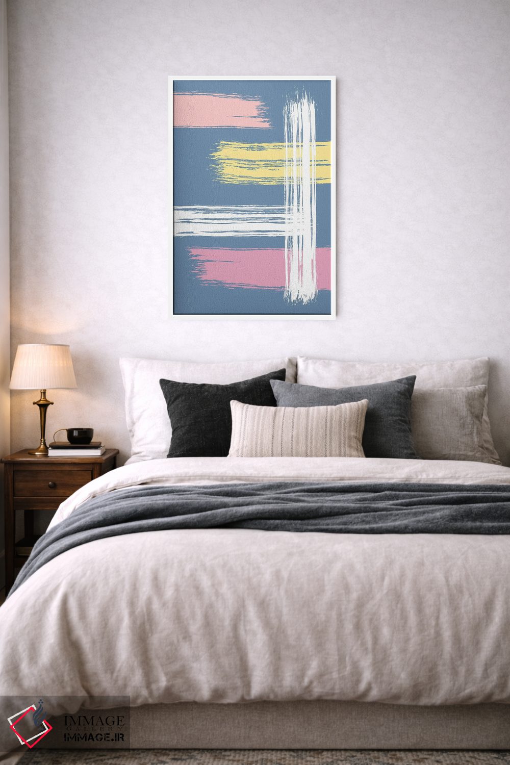 تابلو مینیمال بازی رنگ ها اثر مارتینا پاولوا - D5W