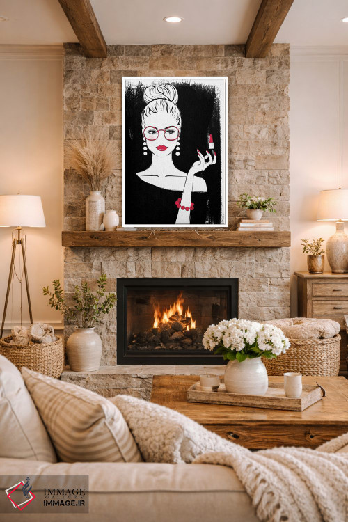 تابلو دکوراتیو زیبایی نخبه گرایانه اثر مارتینا پاولوا - D1W