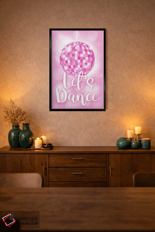 تابلو دکوراتیو توپ دیسکو بیا برقصیم اثر مارتینا پاولوا - D3B