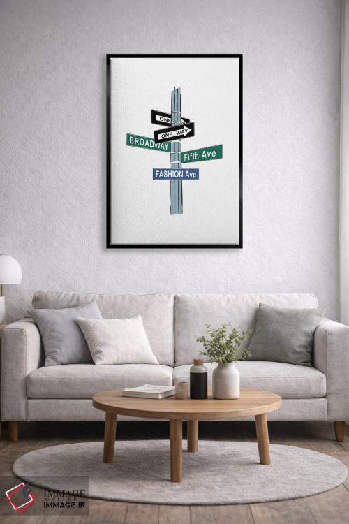 تابلو مینیمال خیابان مد اثر مارتینا پاولوا - D6B