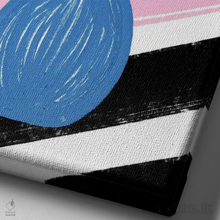 تابلو دکوراتیو حال و هوای آشپزخانه اثر مارتینا پاولوا - نمای نزدیک بافت بوم