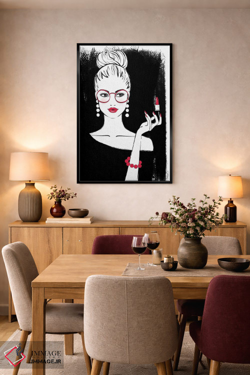 تابلو دکوراتیو زیبایی نخبه گرایانه اثر مارتینا پاولوا - D5B