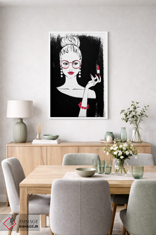 تابلو دکوراتیو زیبایی نخبه گرایانه اثر مارتینا پاولوا - D6W