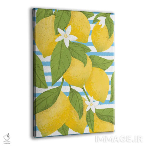 تابلو دکوراتیو لیموهای پوزیتانو اثر مارتینا پاولوا - نمای پرسپکتیو محصول