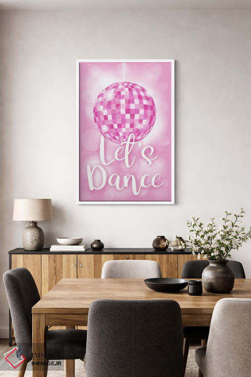 تابلو دکوراتیو توپ دیسکو بیا برقصیم اثر مارتینا پاولوا - D5W