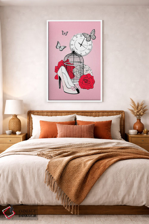 تابلو دکوراتیو قفس رمانتیک اثر مارتینا پاولوا - D3W