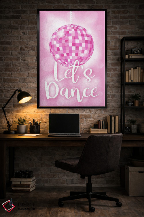 تابلو دکوراتیو توپ دیسکو بیا برقصیم اثر مارتینا پاولوا - D6B