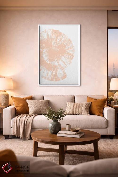 تابلو دکوراتیو پوسته پرز هلو اثر مارتینا پاولوا - D1W