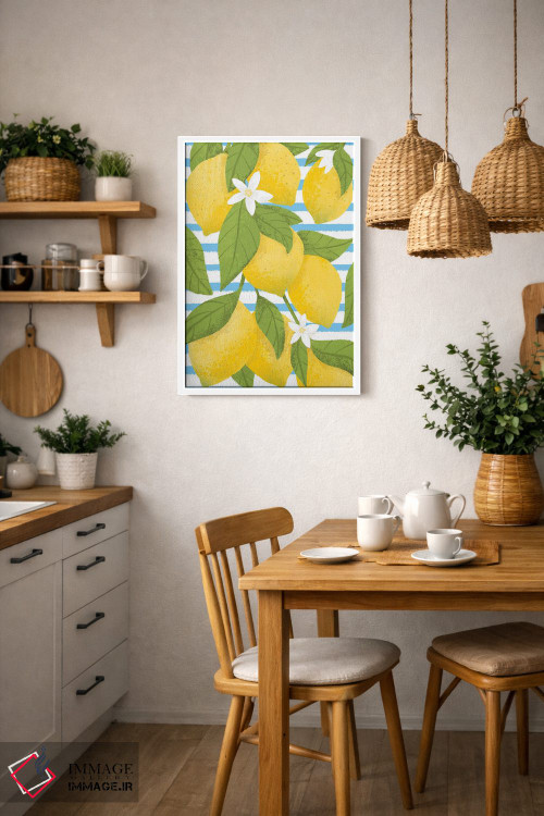 تابلو دکوراتیو لیموهای پوزیتانو اثر مارتینا پاولوا - D3W