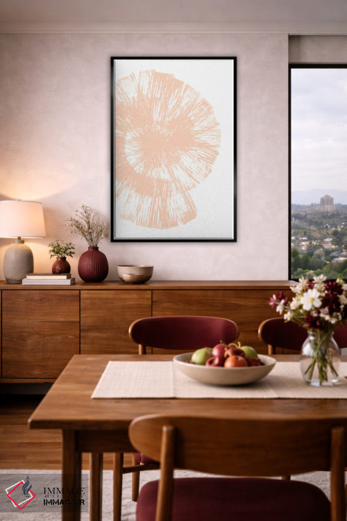 تابلو دکوراتیو پوسته پرز هلو اثر مارتینا پاولوا - D5B