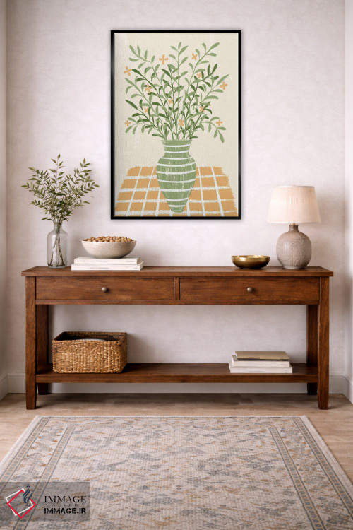 تابلو دکوراتیو خانه دنج اثر مارتینا پاولوا - D5B