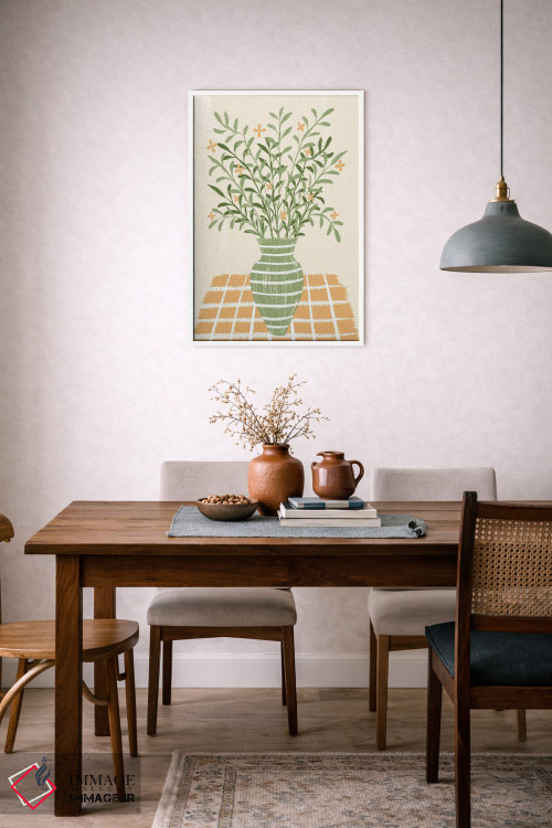 تابلو دکوراتیو خانه دنج اثر مارتینا پاولوا - D6W