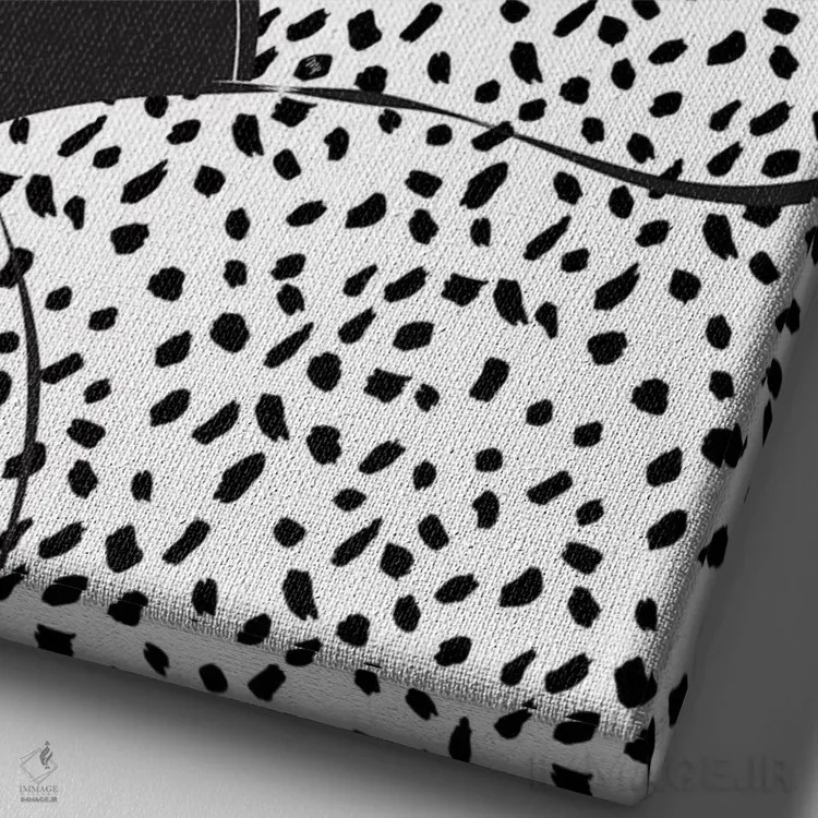 تابلو دکوراتیو بلر ۲ اثر مارتینا پاولوا - نمای نزدیک بافت بوم