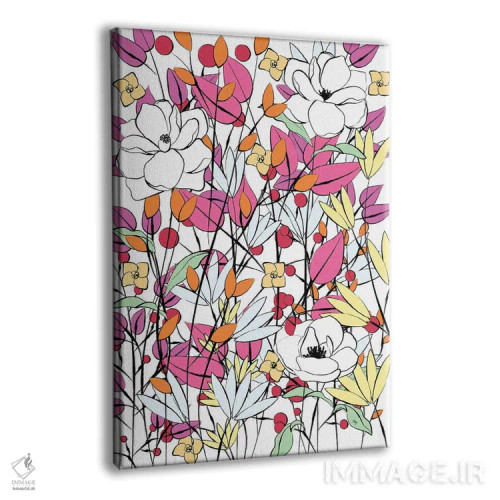 تابلو دکوراتیو چمنزار اثر مارتینا پاولوا - نمای پرسپکتیو محصول