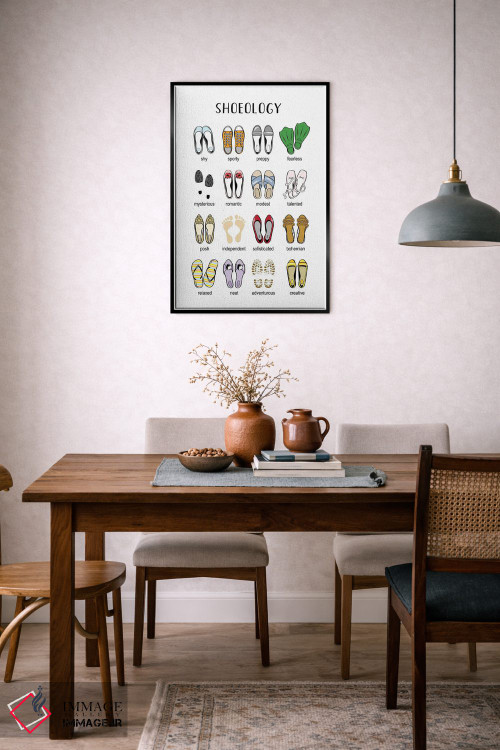 تابلو دکوراتیو کفش شناسی اثر مارتینا پاولوا - D6B