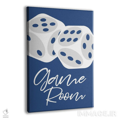 تابلوی اتاق بازی آبی اثر مارتینا پاولوا - نمای پرسپکتیو محصول