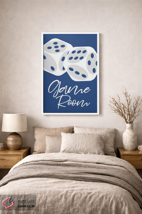 تابلوی اتاق بازی آبی اثر مارتینا پاولوا - D1W