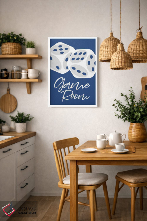 تابلوی اتاق بازی آبی اثر مارتینا پاولوا - D3W