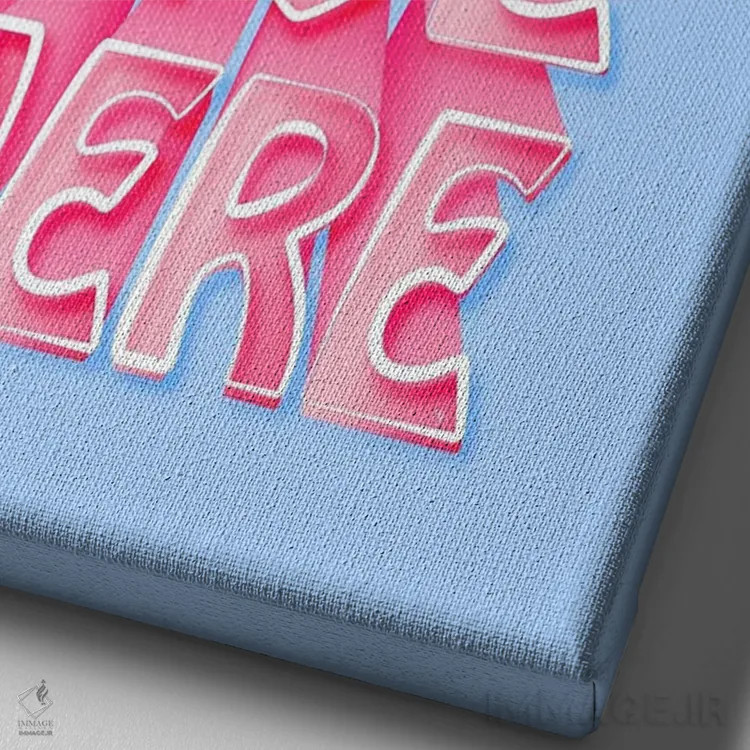 تابلو دکوراتیو دختران خفن اثر مارتینا پاولوا - نمای نزدیک بافت بوم