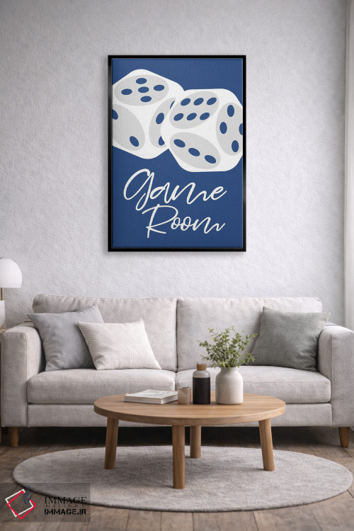 تابلوی اتاق بازی آبی اثر مارتینا پاولوا - D5B