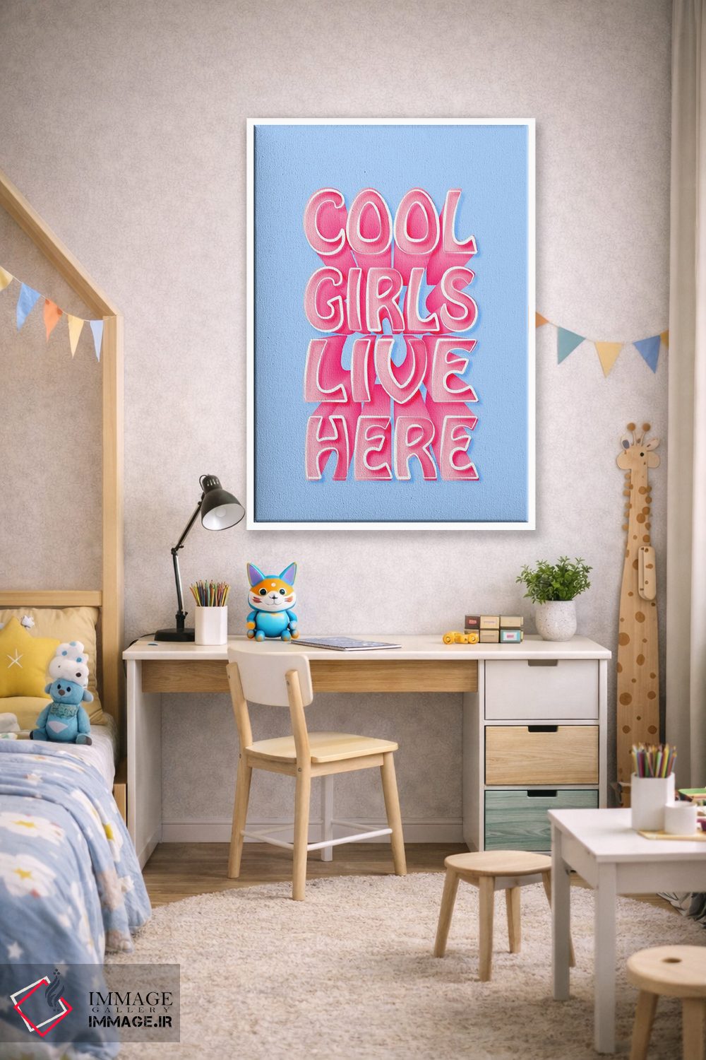 تابلو دکوراتیو دختران خفن اثر مارتینا پاولوا - D1W