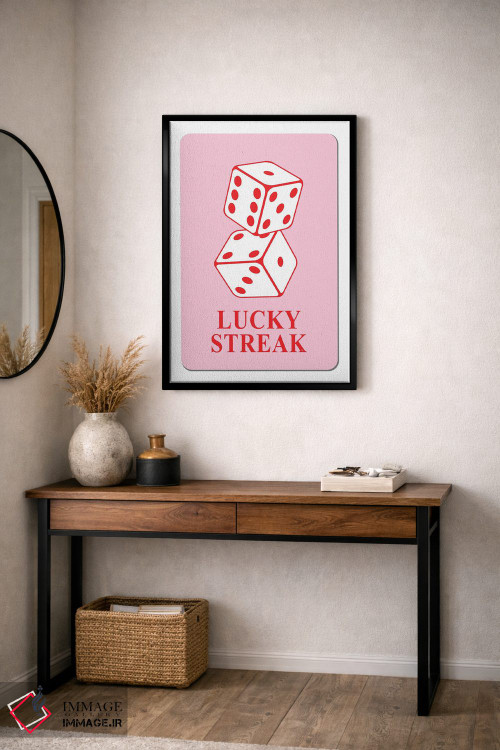 تابلو دکوراتیو کارت رشته خوش شانسی اثر مارتینا پاولوا - D3B