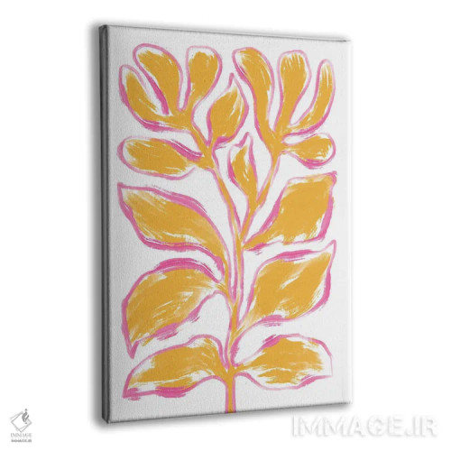 تابلو دکوراتیو گیاه نارنجی اثر مارتینا پاولوا - نمای پرسپکتیو محصول