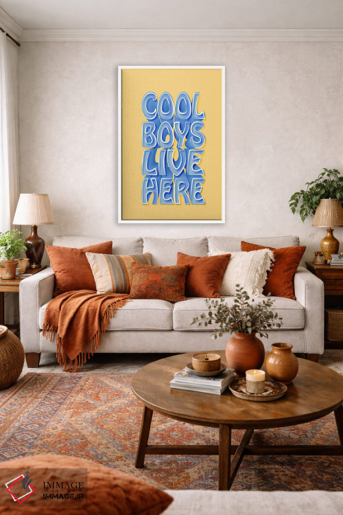 تابلو دکوراتیو پسران خفن اثر مارتینا پاولوا - D3W