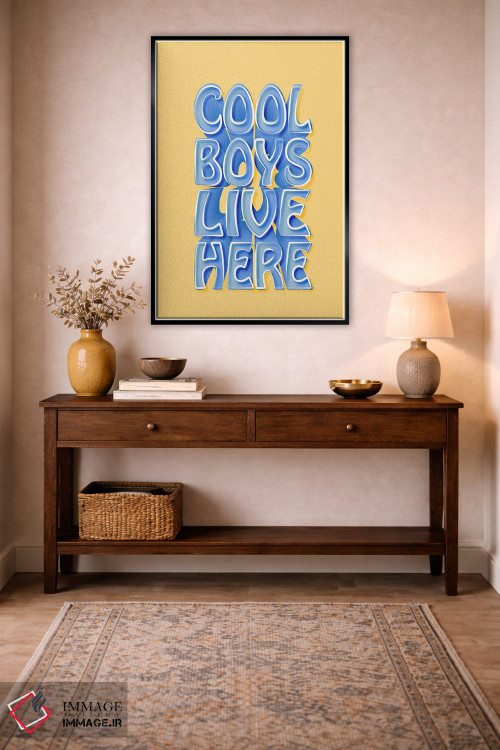 تابلو دکوراتیو پسران خفن اثر مارتینا پاولوا - D5B