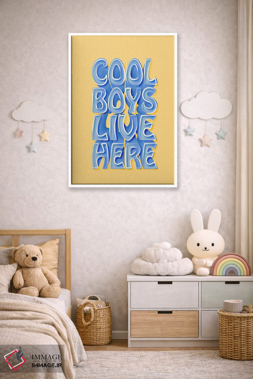 تابلو دکوراتیو پسران خفن اثر مارتینا پاولوا - D4W