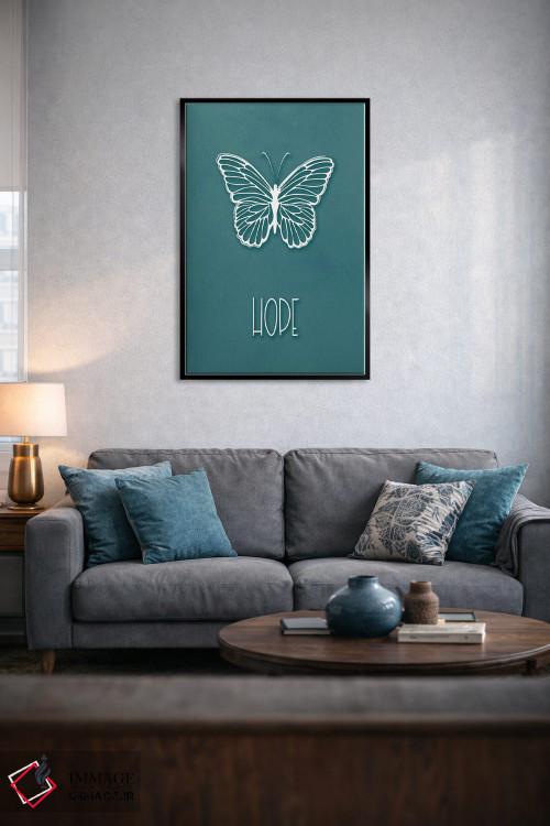 تابلو دکوراتیو پروانه امید اثر مارتینا پاولوا - D5B