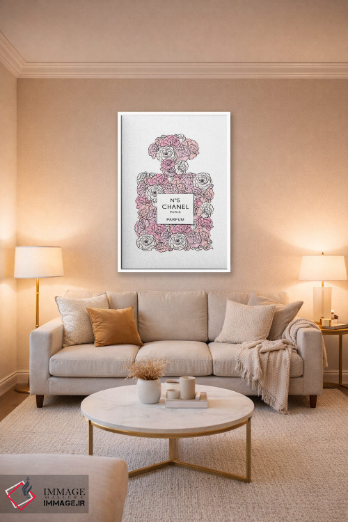 تابلو دکوراتیو شکوفه شنل اثر مارتینا پاولوا - D2W