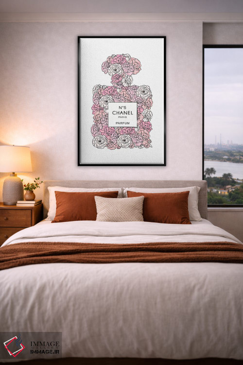 تابلو دکوراتیو شکوفه شنل اثر مارتینا پاولوا - D4B