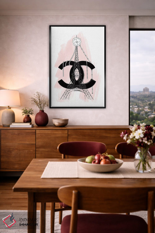 تابلو دکوراتیو شنل پاریس اثر مارتینا پاولوا - D4B