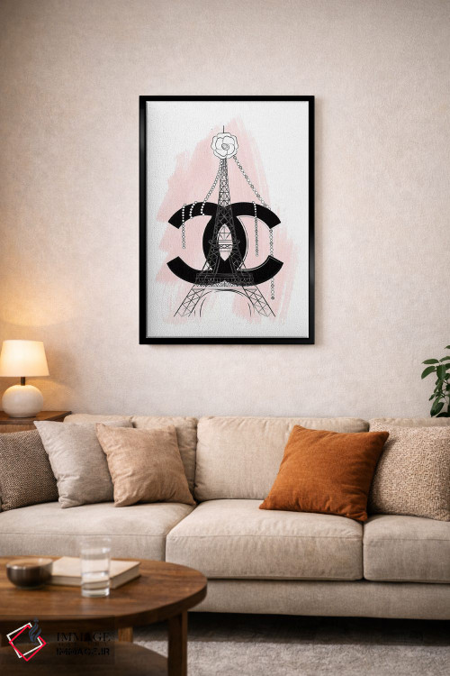 تابلو دکوراتیو شنل پاریس اثر مارتینا پاولوا - D3B