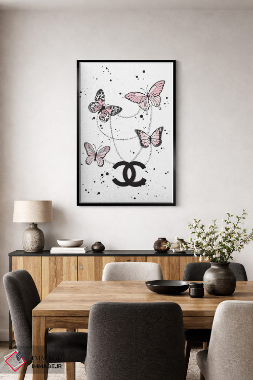 تابلو دکوراتیو پروانه های شنل ۲ اثر مارتینا پاولوا - D5B
