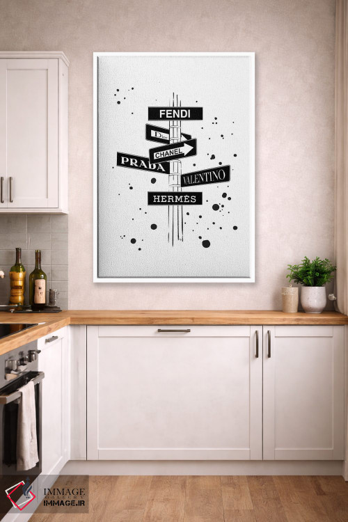 تابلو دکوراتیو راه خروج سیاه و سفید اثر مارتینا پاولوا - D3W