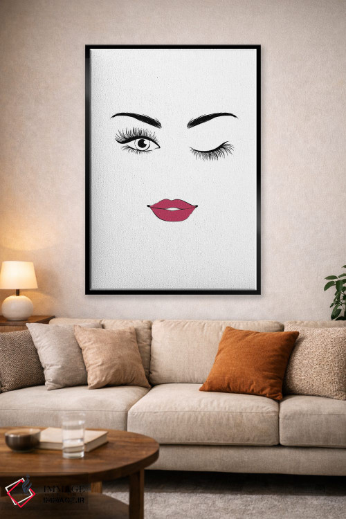 تابلو مینیمال چشمک اثر مارتینا پاولوا - D1B