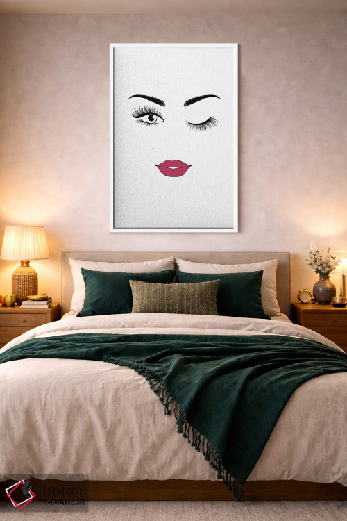 تابلو مینیمال چشمک اثر مارتینا پاولوا - D3W