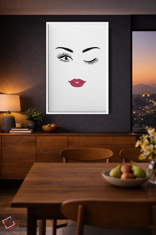 تابلو مینیمال چشمک اثر مارتینا پاولوا - D4W