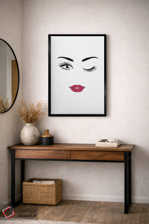 تابلو مینیمال چشمک اثر مارتینا پاولوا - D6B