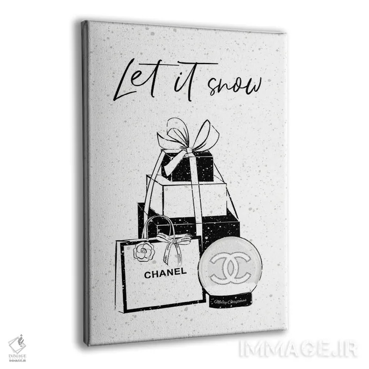 تابلو دکوراتیو زمستان شانل اثر مارتینا پاولوا - نمای پرسپکتیو محصول
