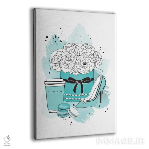 تابلو دکوراتیو استراحت تیفانی اثر مارتینا پاولوا - نمای پرسپکتیو محصول