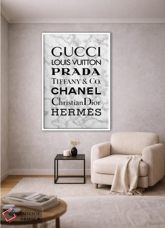 تابلو دکوراتیو برندهای مرمری اثر مارتینا پاولوا - D1W