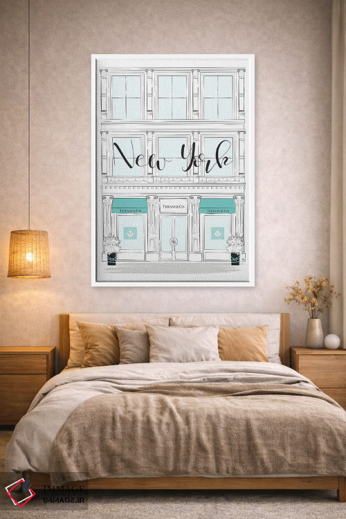تابلو دکوراتیو فروشگاه تیفانی نیویورک اثر مارتینا پاولوا - D1W