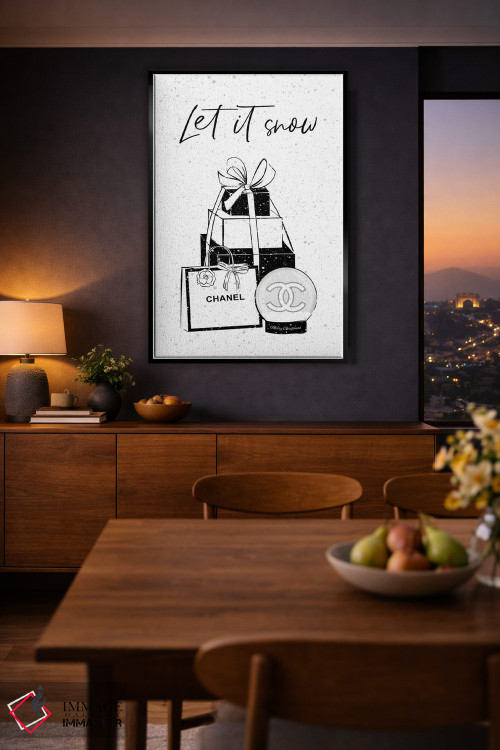 تابلو دکوراتیو زمستان شانل اثر مارتینا پاولوا - D3B