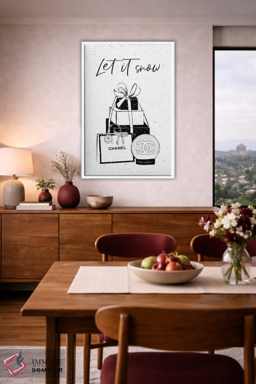 تابلو دکوراتیو زمستان شانل اثر مارتینا پاولوا - D4W