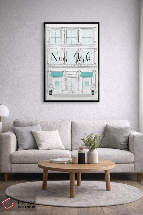 تابلو دکوراتیو فروشگاه تیفانی نیویورک اثر مارتینا پاولوا - D4B